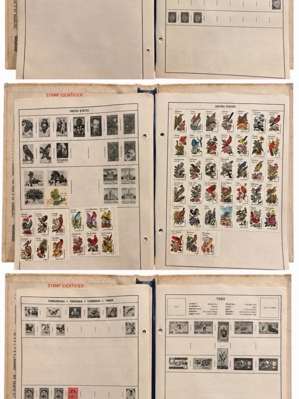 🔥 Vintage Safari World-Wide Stamp Album 1000+ Stamps Canada Germany France 1980🔥 - Picture 7 of 16